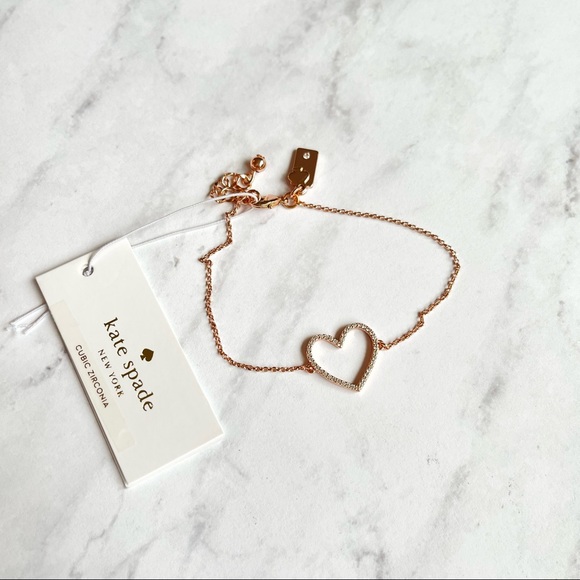 Kate Spade Heart Rose Gold Bracelet